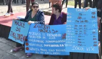(VIDEO) Protest majki sa troje i vi&scaron;e djece - Apel za ispravku nepravde i uvećanje nadoknada