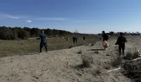 (FOTO) Realizovana ekolo&scaron;ka akcija či&scaron;ćenja dina na Velikoj plaži