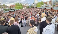 (FOTO) Nik&scaron;ić u znaku Svetog Vasilija: Vi&scaron;e od 20.000 vjernika u Svetovasilijevskoj litiji