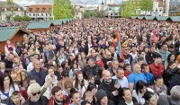 (FOTO) Nik&scaron;ić u znaku Svetog Vasilija: Vi&scaron;e od 20.000 vjernika u Svetovasilijevskoj litiji