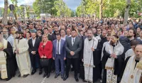 (FOTO) Nik&scaron;ić u znaku Svetog Vasilija: Vi&scaron;e od 20.000 vjernika u Svetovasilijevskoj litiji