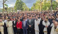 (FOTO) Nik&scaron;ić u znaku Svetog Vasilija: Vi&scaron;e od 20.000 vjernika u Svetovasilijevskoj litiji