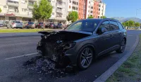 Izgorio "audi Q7" u podgoričkom naselju Konik