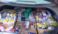 (FOTO) Zaplijenjeno preko dvije hiljade paklica cigareta, dvije osobe uhap&scaron;ene