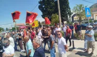 Protest stanovnika Op&scaron;tine Tuzi: Kuće Rakića ne daju, žaliće se evropskim sudovima