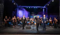 Nikčević, Bulatović Bokeljski simfonijski orkestar Mladen Tarbuk premijera Europe Symphony i Oro Grad teatar