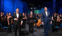 Nikčević, Bulatović Bokeljski simfonijski orkestar Mladen Tarbuk premijera Europe Symphony i Oro Grad teatar