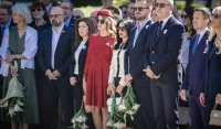 DPS odao po&scaron;tu žrtvama genocida u Srebrenici, položen vijenac u Podgorici
