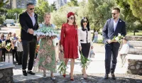 DPS odao po&scaron;tu žrtvama genocida u Srebrenici, položen vijenac u Podgorici
