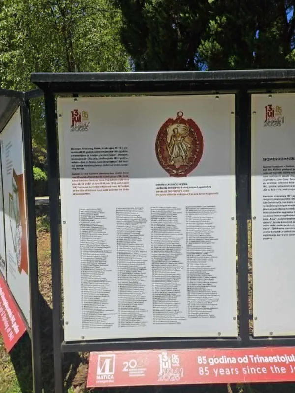 (VIDEO) Izložba posvećena Trinaestojulskom ustanku u Njego&scaron;evom parku: Na panoima i zakletva Partizana