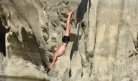 (VIDEO/FOTO) Pobjednik skokova sa Vezirovog mosta - Vedad Dedić iz Zenice