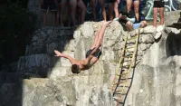 (VIDEO/FOTO) Pobjednik skokova sa Vezirovog mosta - Vedad Dedić iz Zenice