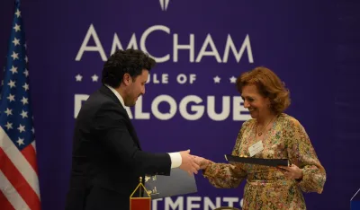 Otvoreno sa premijerom, americka privredna komora, potpisivanje sporazuma sa americkom privrednom komorom, Dritan Abazovic