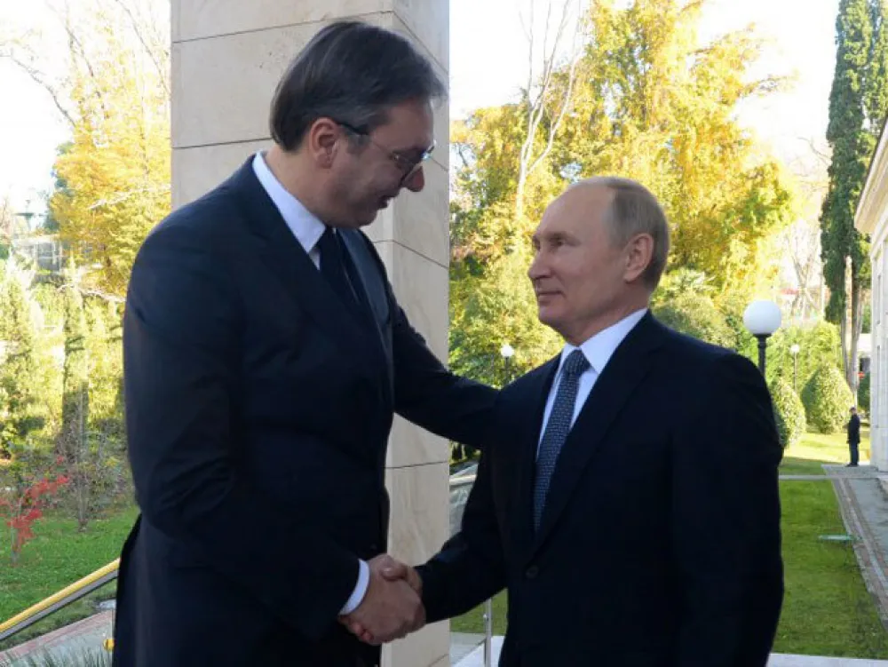 Вучић и Путин (архива)
