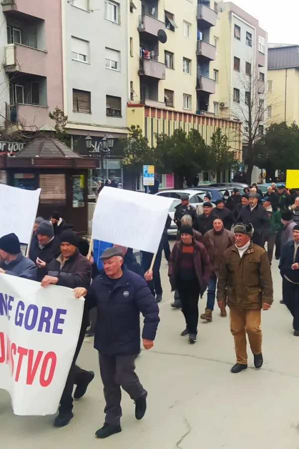 Са недавног протеста пензионера у Бијелом Пољу