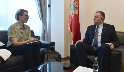 Evgeniјa Јakomopulu i Zoran Miljanić