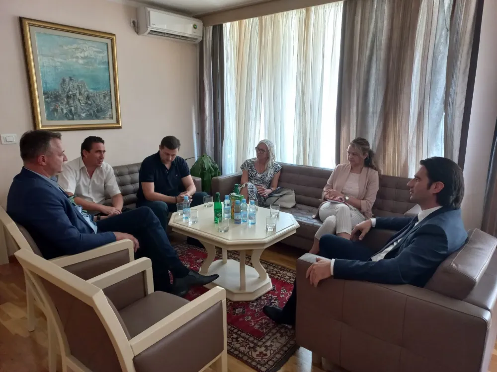 Sindikalci sa ministrom pravde Marko Kovačem