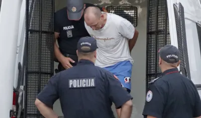 Bojan Rasovic,privodjenje zbog ubistva supruge u Herceg Novom