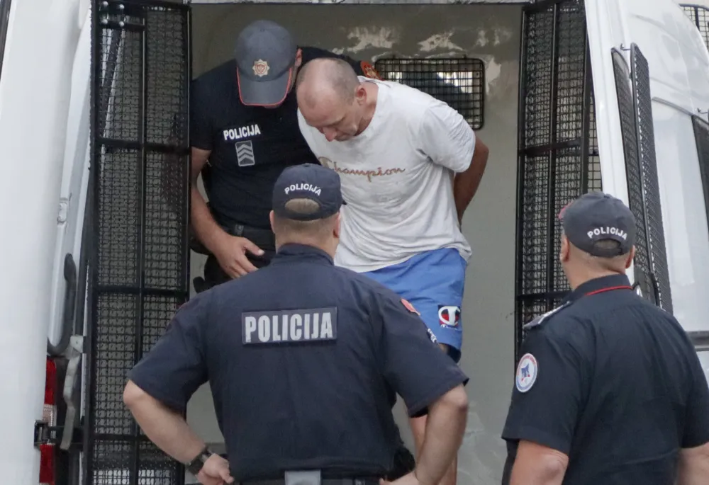 Bojan Rasovic,privodjenje zbog ubistva supruge u Herceg Novom