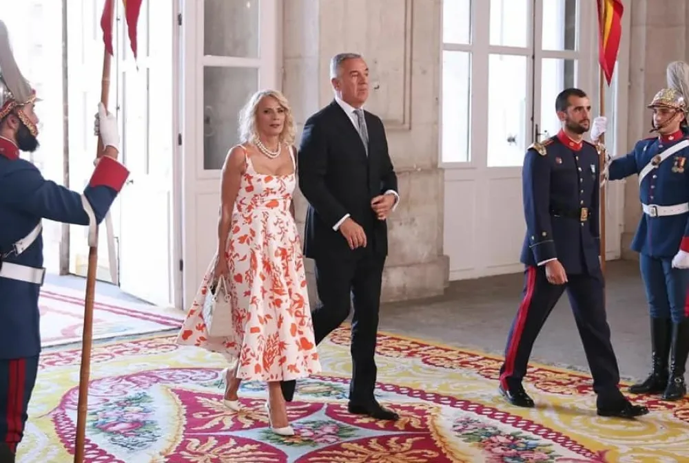 Lidija i Milo Đukanović