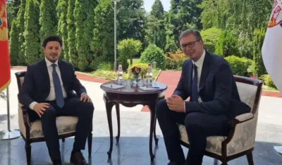 Абазовић и Вучић
