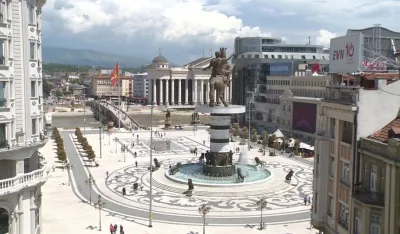 Један од скопских тргова