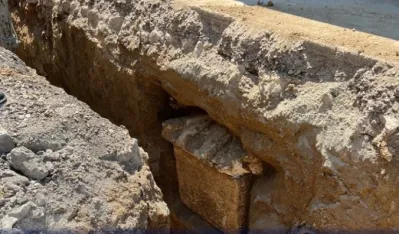 Pronađeni rimski sarkofag u Vinkovcima