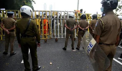Protesti u &Scaron;ri Lanki (ilistracija)