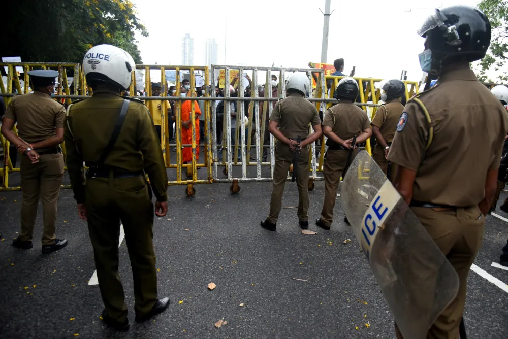 Protesti u &Scaron;ri Lanki (ilistracija)