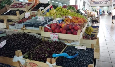 Na zelenoj pijaci u TC Pobrežje: Kilogram borovnica osam eura