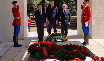 Đorđe Suhih, Ivan Vuković i Borivoje Banović odali počast palim borcima
