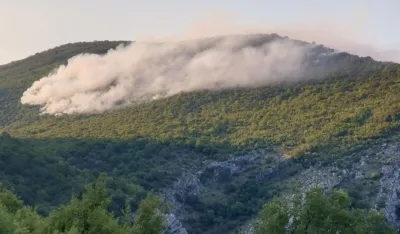 Požar iznad Zelenike