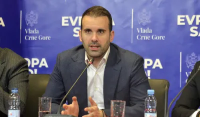 Konferencija ministarstva finansija, Milojko Spajic,Ministarstvo finansija, Montenegro works, MFSS, MW, Filip Radulovic, Jovan Gosovic, Milojko Spajic, Branko Krvavac, direktor, ministar