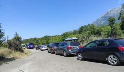  Velike saobraćajne gužve (Foto: RTCG)