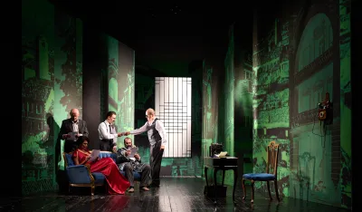 Сцена из представе "Покојник"