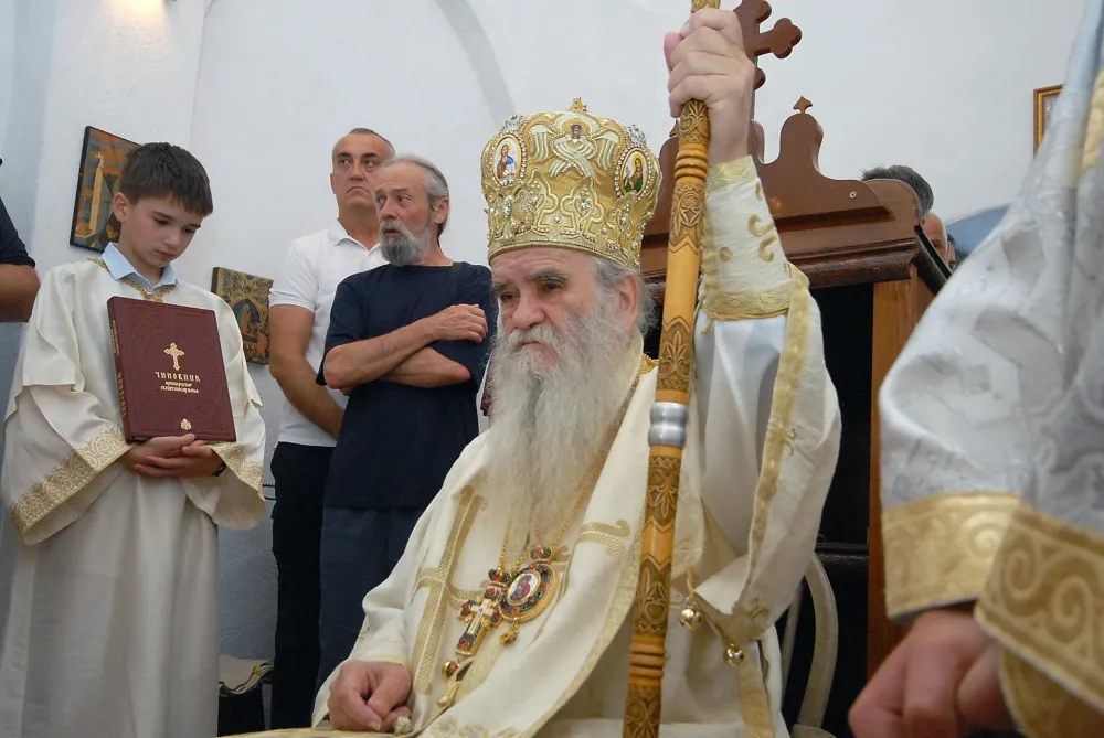 mitropolit amfilohije liturgija crkva pravoslavlje hriscanstvo