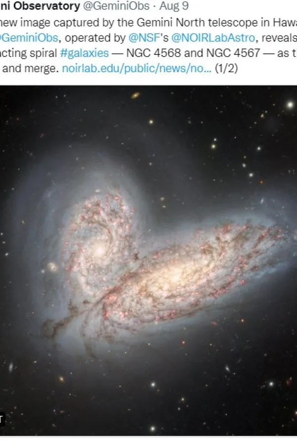 foto: Gemini Observatory twitter