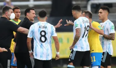 Sa meča Brazil - Argentina