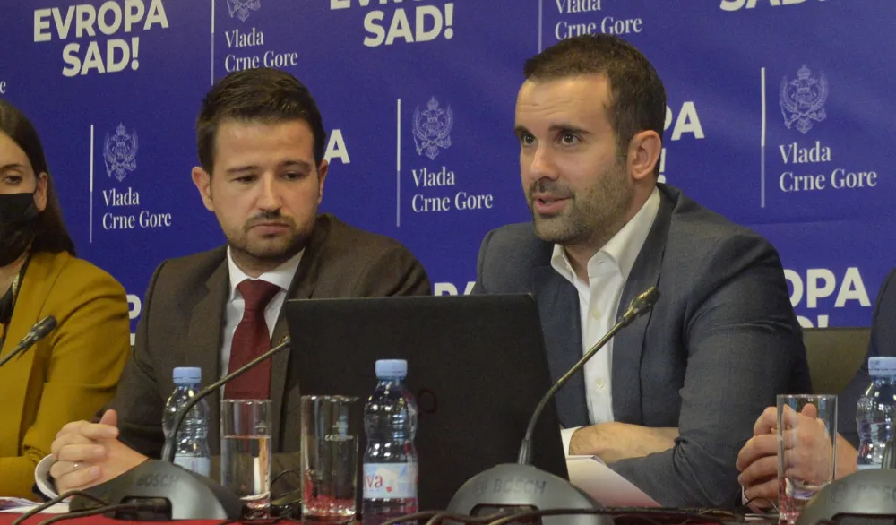 Pres ministarstva finansija, Jakov Milatovic, Milojkko Spajic