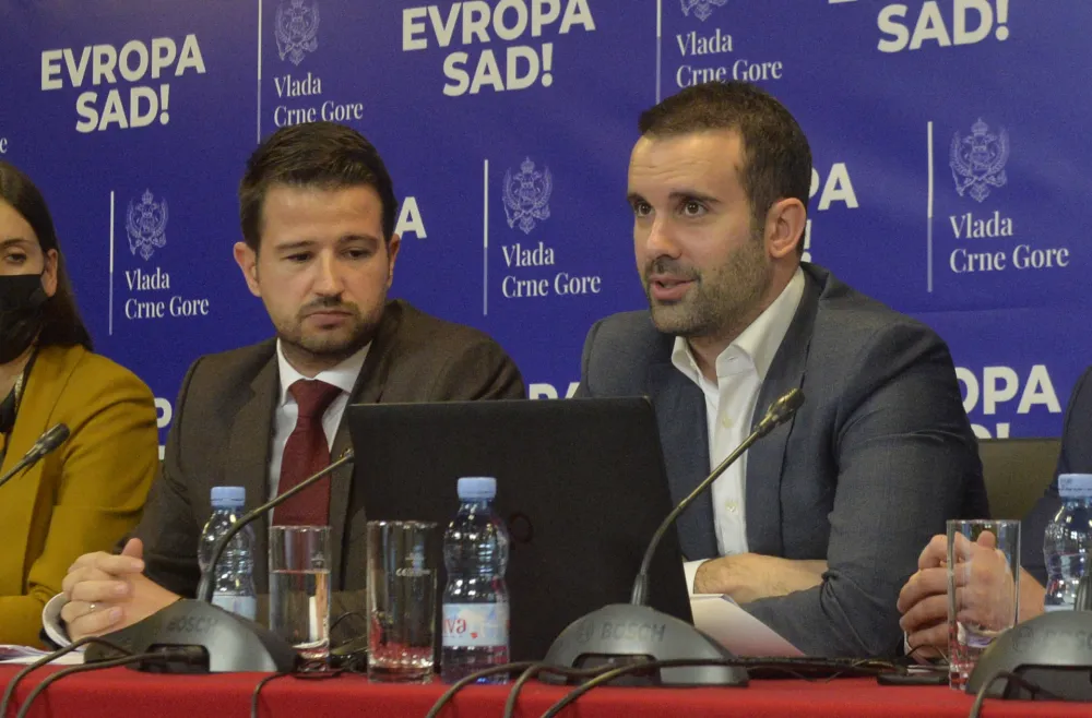 Pres ministarstva finansija, Jakov Milatovic, Milojkko Spajic