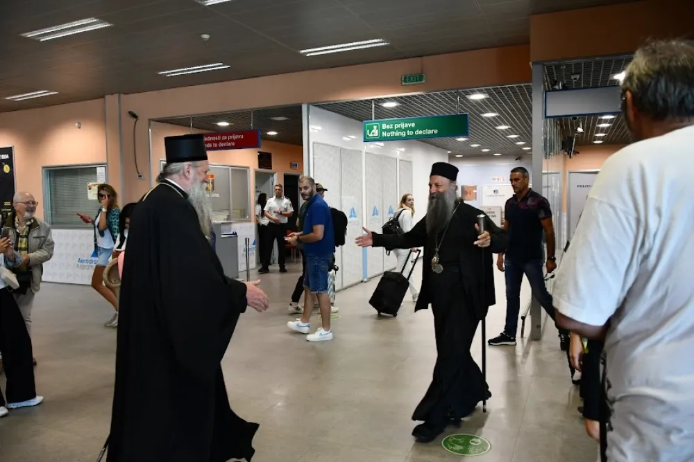 Patrijarh Porfirije i mitropolit Joanikije