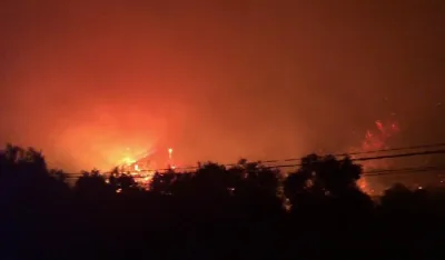 Požari na crnogorskom primorju odnijeli kilometre &scaron;ume (Foto: TVCG)