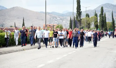 protest radnika kapa blokada magistrale