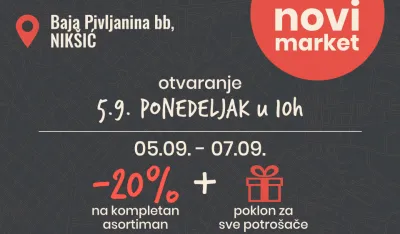 Novi CITY market u Nik&scaron;iću 