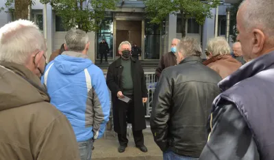 Protest radnika Radoja Dakica, Dakicevci, Radoje Dakic, protest radnika, Milan Vukcevic