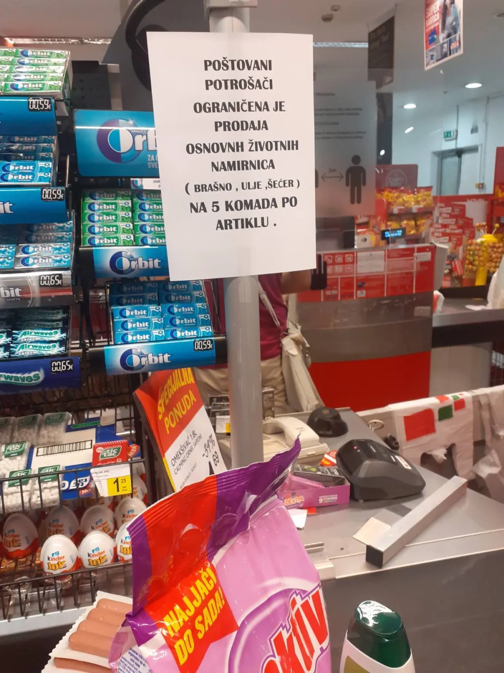 prodavnice ogranicile kupovinu namirnica