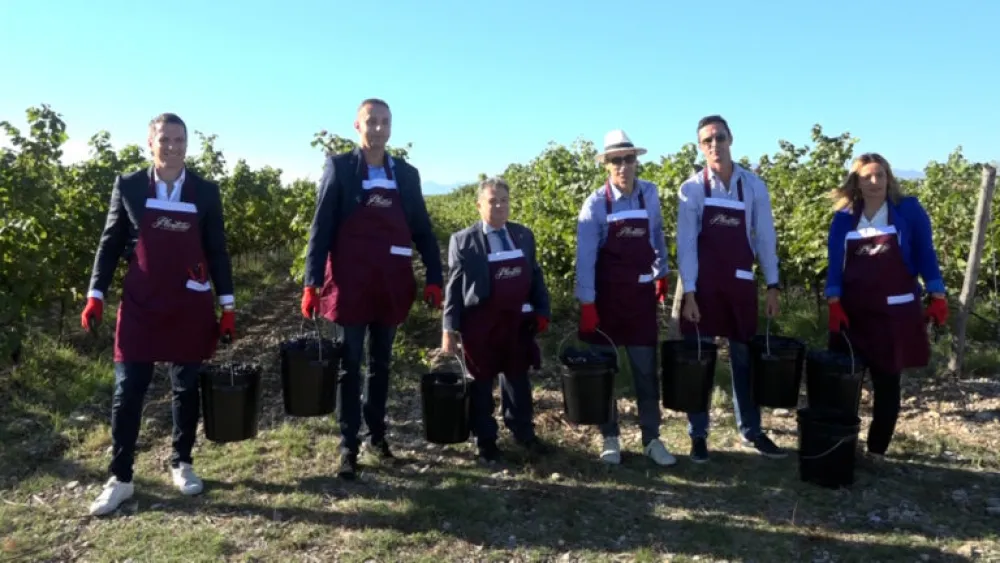 Francuski ambasador pomagao u berbi ngrožđa