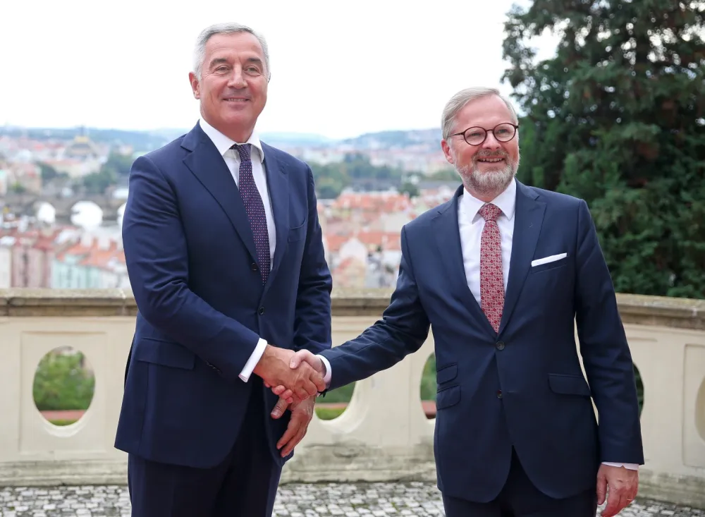 Milo Đukanović i Petar Fjala