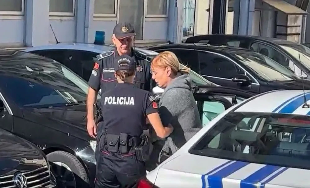 FOTO: Skrin&scaron;ot (Portal RTCG, TVCG)<br>Privođenje Klikovac
