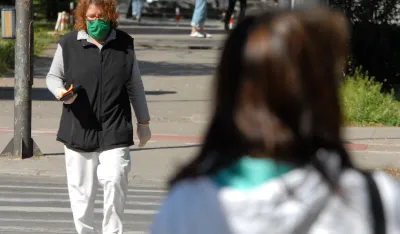 korona ulica maske maska